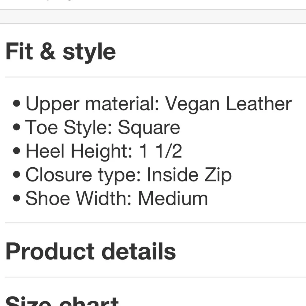 Journee Collection Cappri Dark Brown Vegan Leather Square Toe Ankle Booties 7.5‎